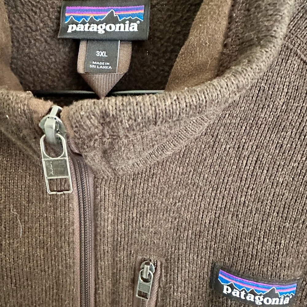 Patagonia Chocolate Brown Zip-Up “Better Sweater” Fleece Vest